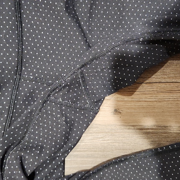 Lululemon Wunder Under Pant Teeny Dot Black White - Picture 9 of 11